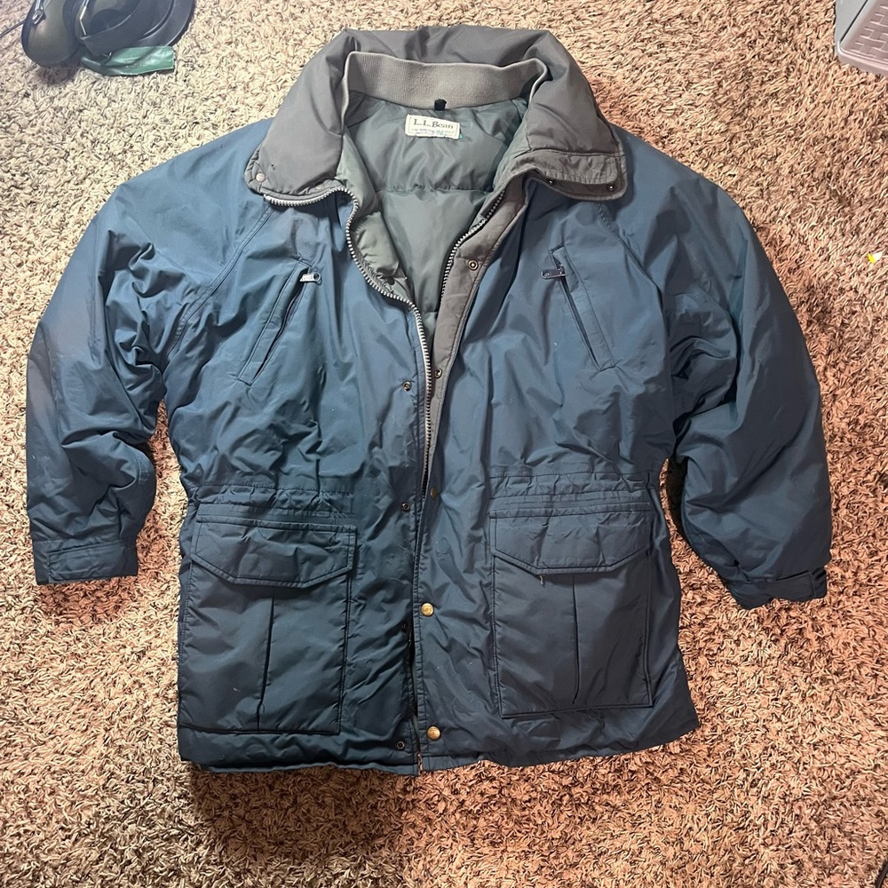 Vintage LL Bean Maine warden goretex parka Size L